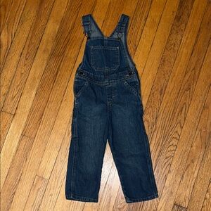 WRANGLER Childrens Sz 4T Blue Denim Bibbed Overalls